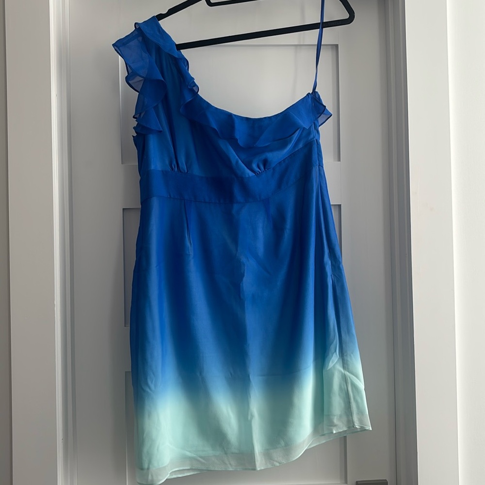 Size 12 Gianni Bini One Shoulder Dress